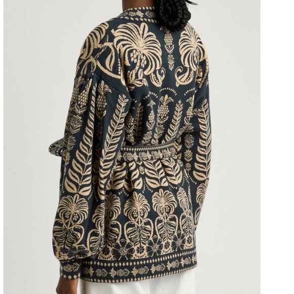FARM Rio Ainika Tropical Splendor Belted Knit Cardigan - Picture 3 of 15